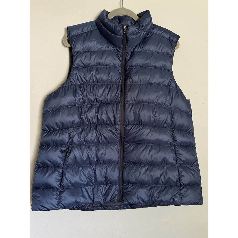 REI Down Men's Size 2XL Puffer Vest Pockets Outdoors EUC 650 Quilted Outdoors